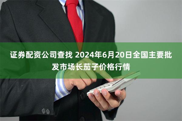 证券配资公司查找 2024年6月20日全国主要批发市场长茄子价格行情