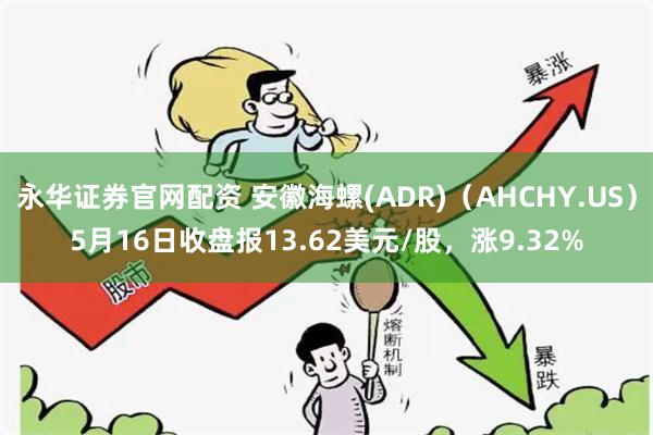 永华证券官网配资 安徽海螺(ADR)（AHCHY.US）5月16日收盘报13.62美元/股，涨9.32%