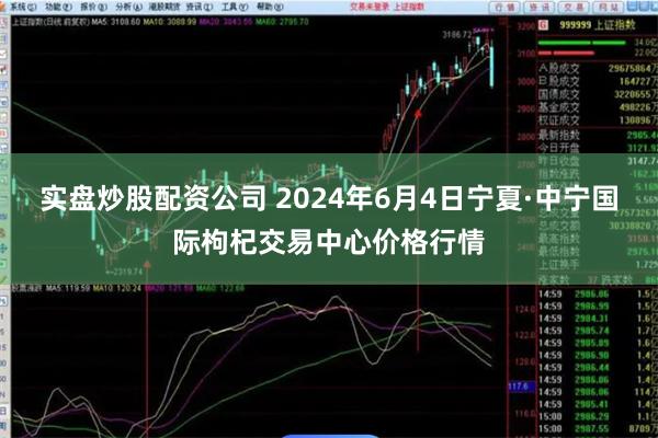 实盘炒股配资公司 2024年6月4日宁夏·中宁国际枸杞交易中心价格行情