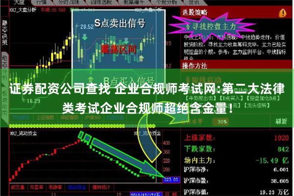 证券配资公司查找 企业合规师考试网:第二大法律类考试企业合规师超绝含金量！